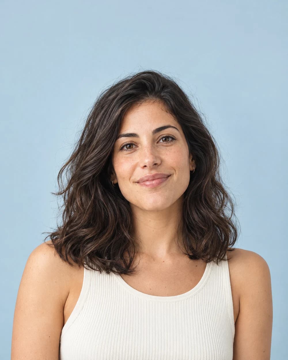 Retrato ilustrativo de una mujer joven.